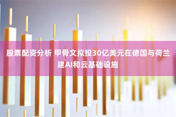 股票配资分析 甲骨文拟投30亿美元在德国与荷兰建AI和云基础设施